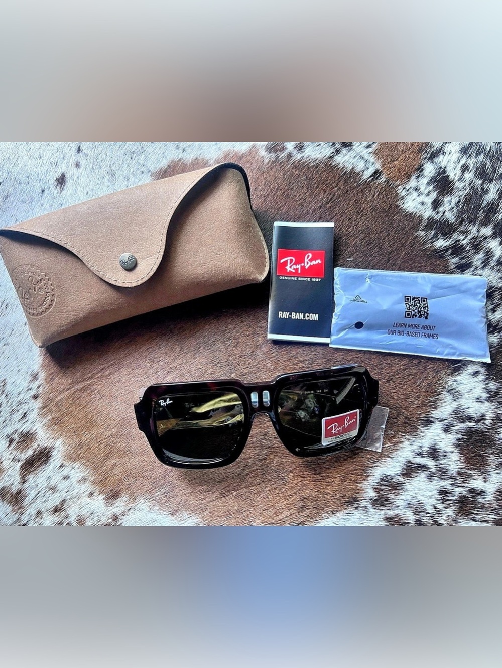 Ray-Ban RB4408 Magellan Sunglasses Tortoise Brown 54mm NWT